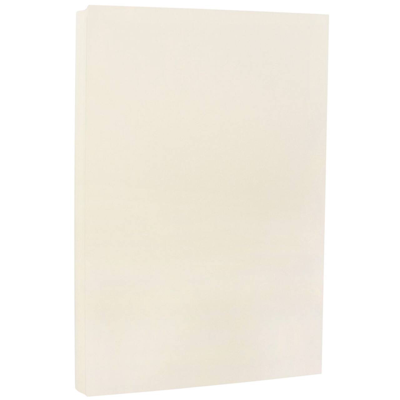JAM Paper White Wove Strathmore 8.5" x 14" 80lb. Cardstock, 50 Sheets